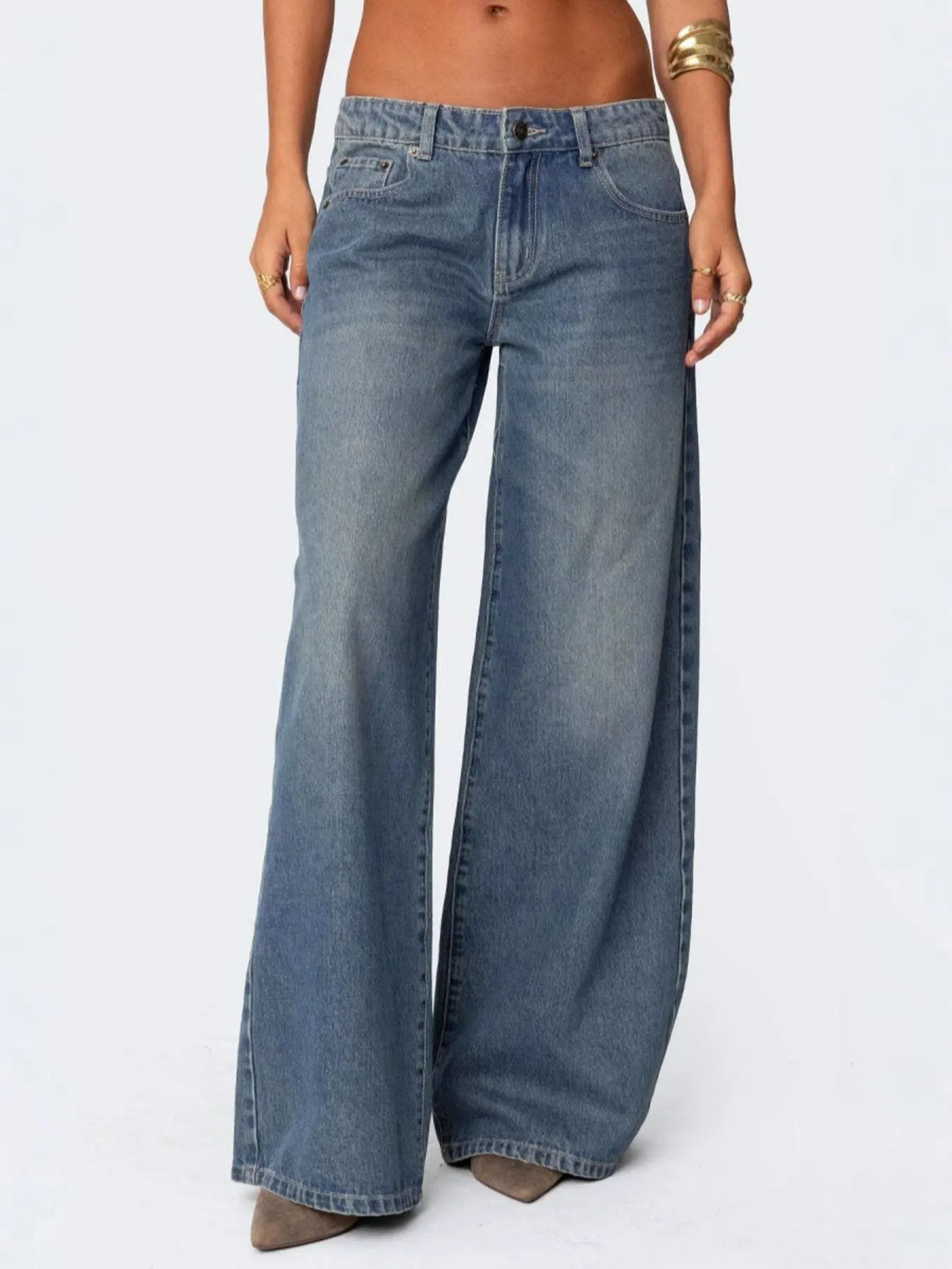 Classic Wide Leg Jeans