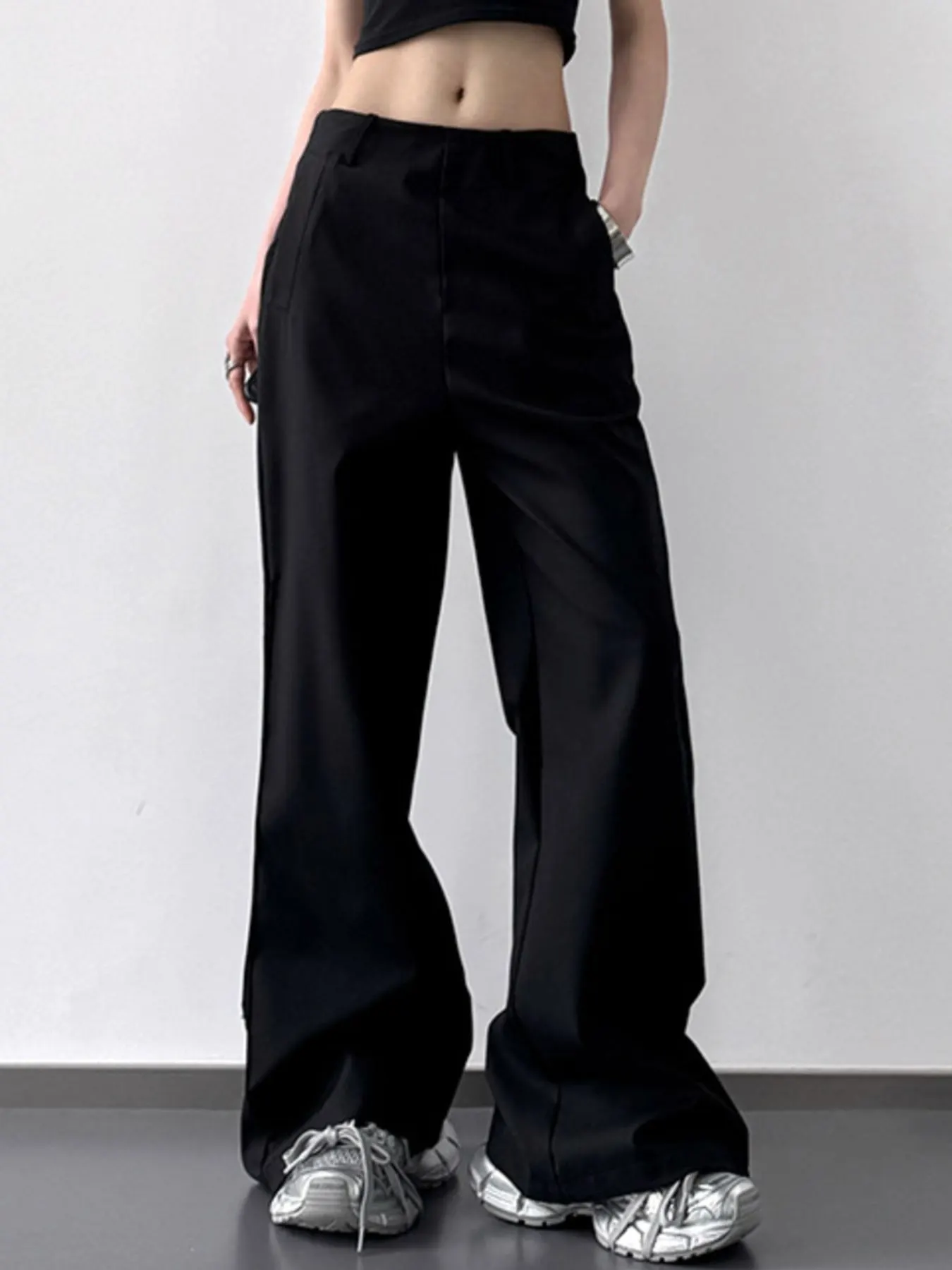 Wide Leg High Waist Pants