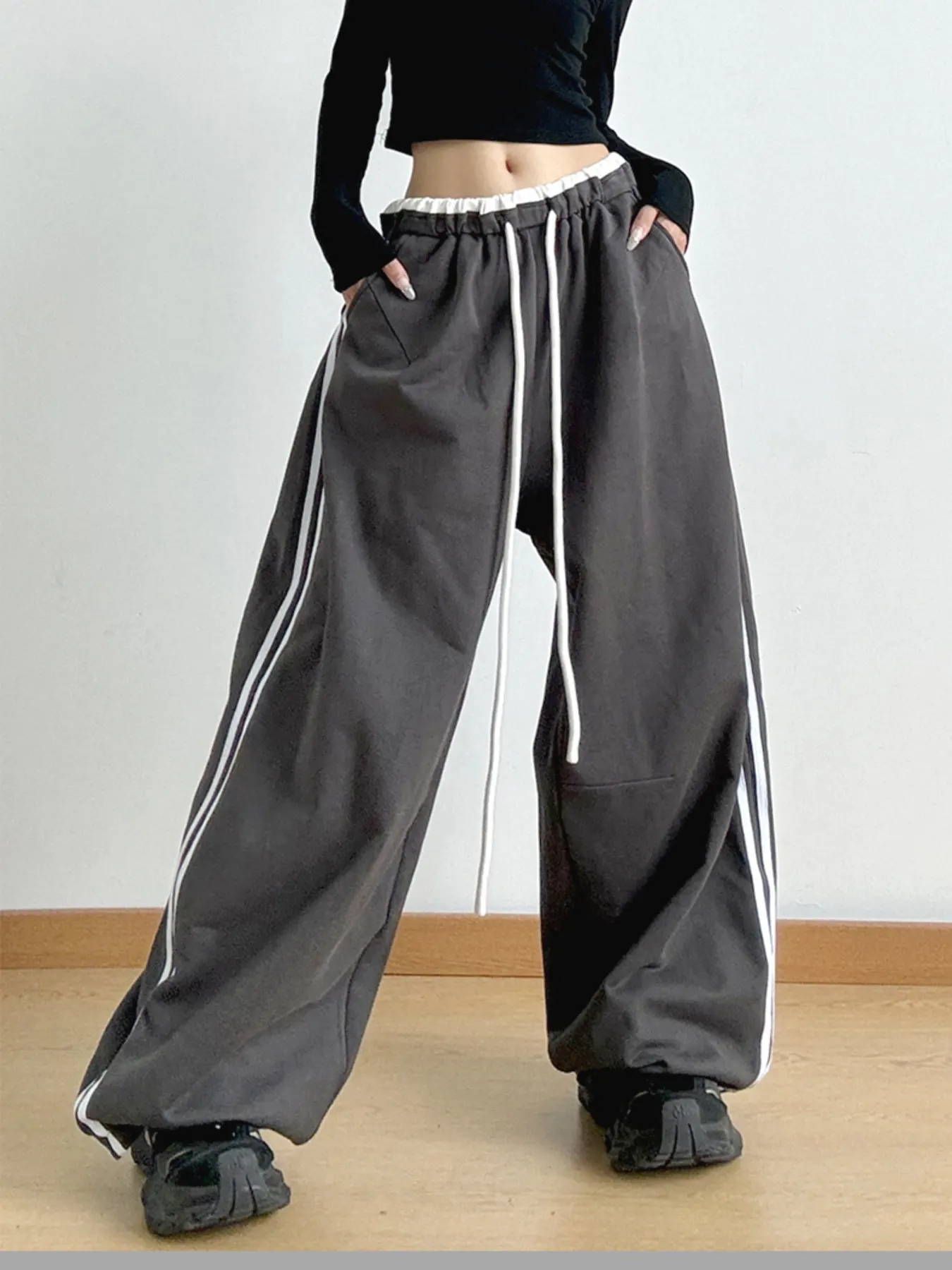 Wide Drawstring Pants